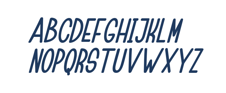 Childa Sans Bold Italic Lowercase