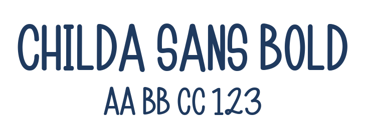 Childa Sans Bold Font Preview