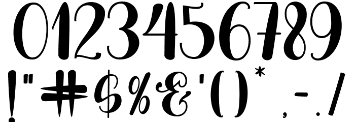 Childa Font OTHER CHARS