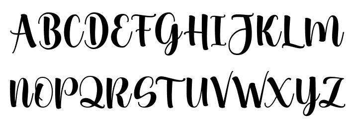 Childa Font UPPERCASE