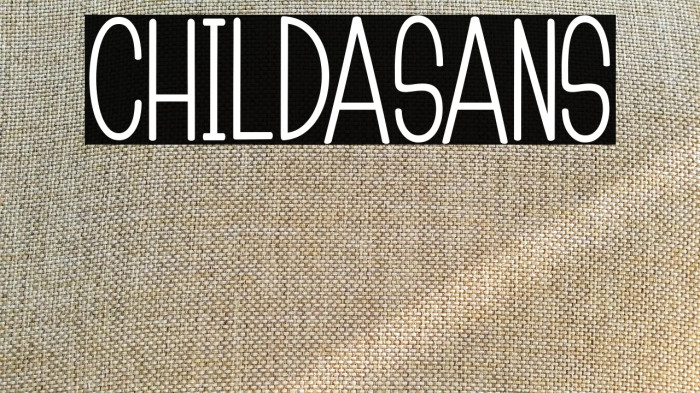 ChildaSans Example 2