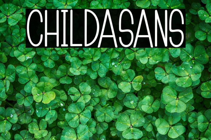 ChildaSans Example 3