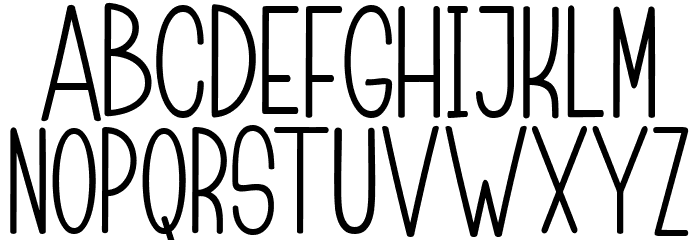 ChildaSans Font LOWERCASE