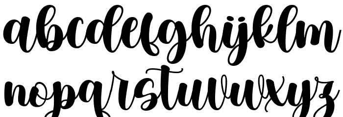 Childa Font LOWERCASE