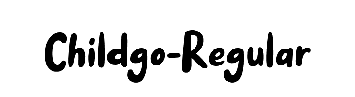 Childgo-Regular  免费字体下载