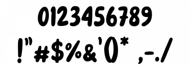 Childgo-Regular Font OTHER CHARS