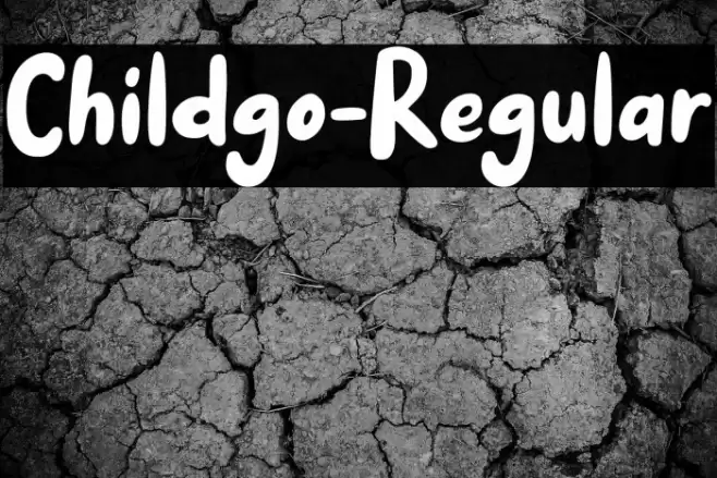 Childgo-Regular Font examples