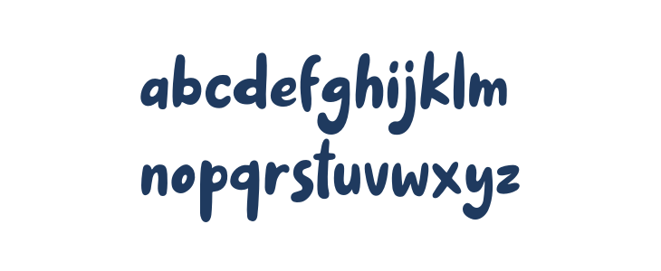 Childgo-Regular Lowercase