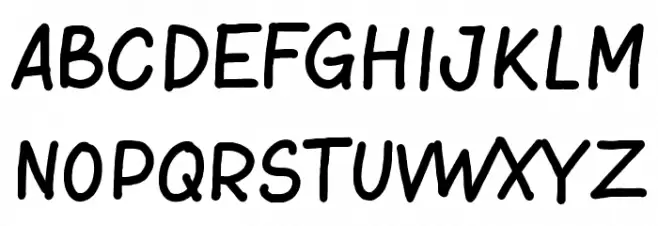Childhood Memories Schriftart Groß