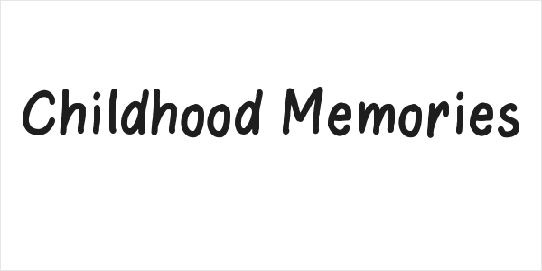 Childhood Memories Logo