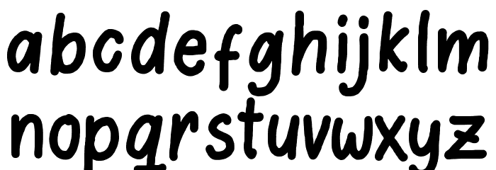 Childhood Memories Font LOWERCASE