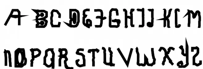 Childhood Thick Шрифта ВЕРХНИЙ