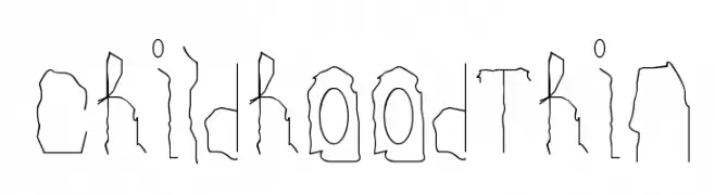 Childhood Thin  Frei Schriftart Herunterladen