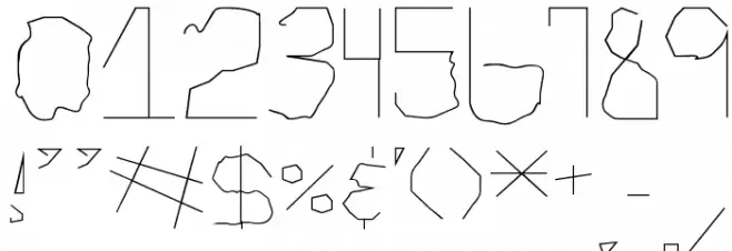 Childhood Thin Font OTHER CHARS