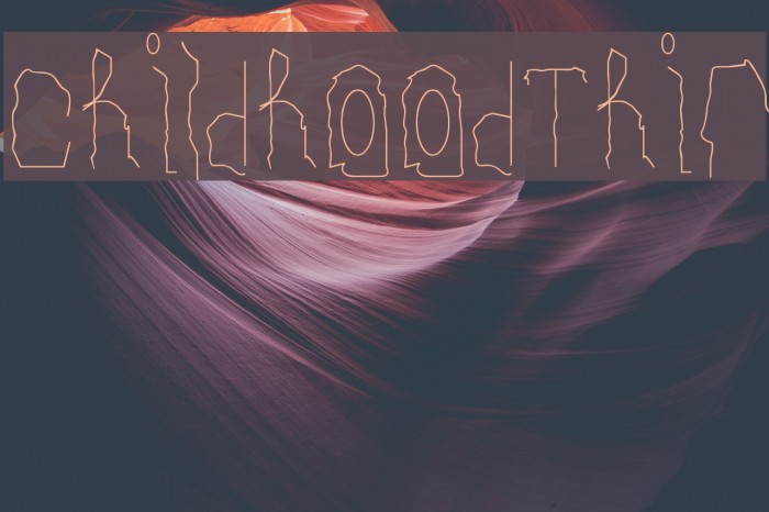 Childhood Thin Example 1