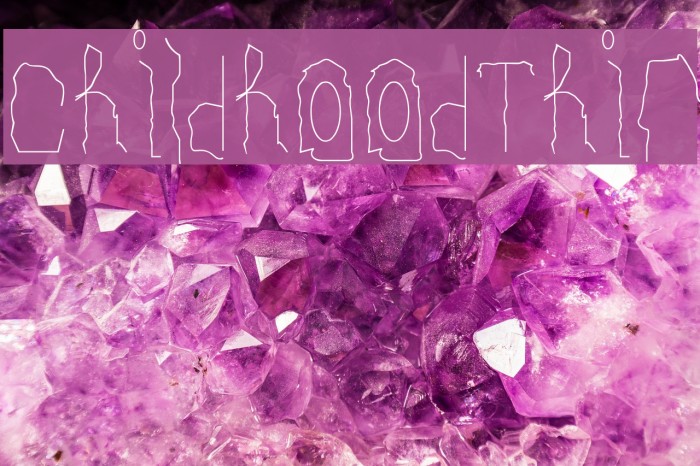 Childhood Thin Example 2