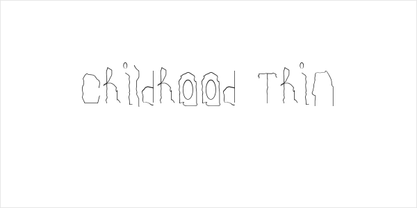 Childhood Thin Logo
