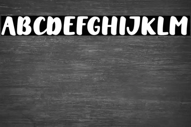 Childhood Font examples