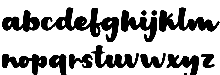 Childhood Font LOWERCASE