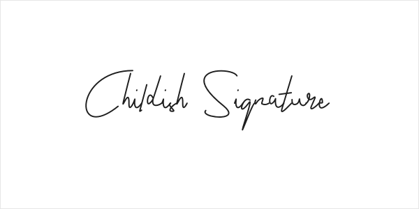 Childish Signature Logo