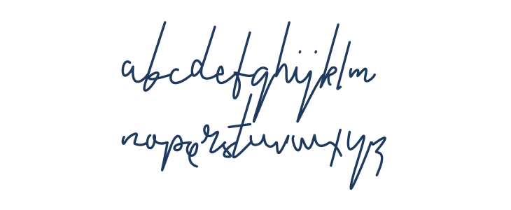 Childish Signature Lowercase