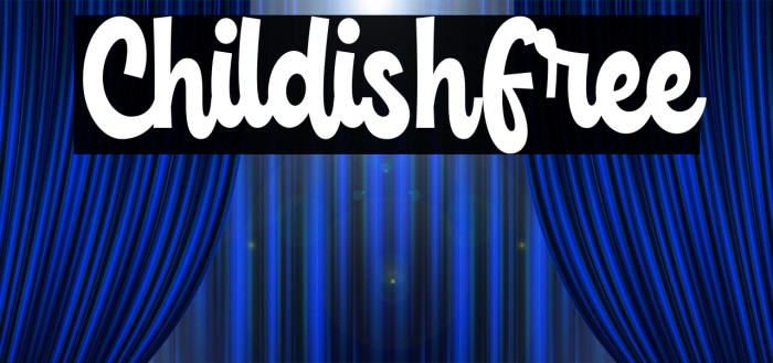 ChildishFree Font examples