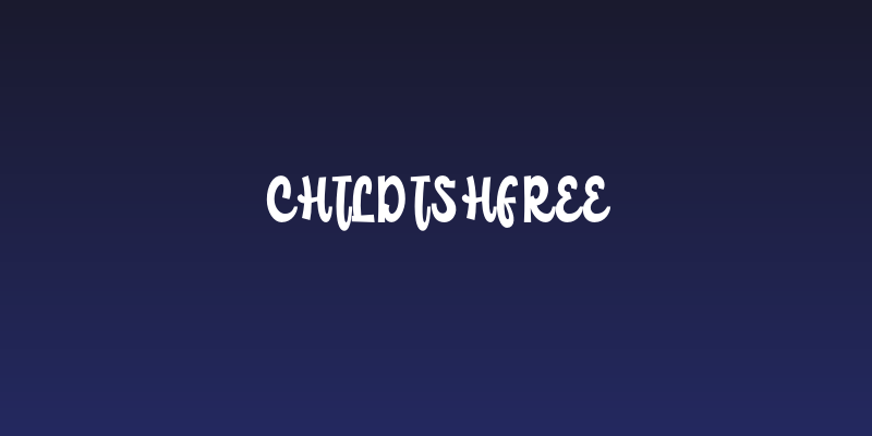 ChildishFree Social Header