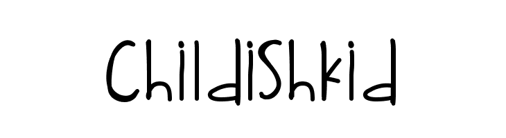 ChildishKid Font - FFonts.net