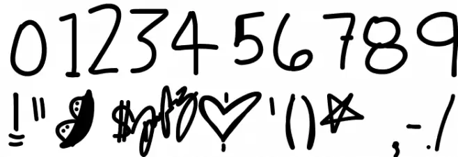 ChildishKid Font OTHER CHARS