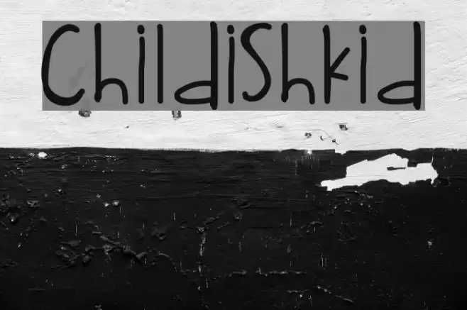 ChildishKid Font examples
