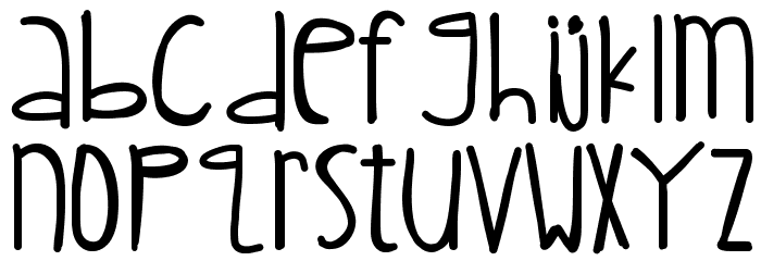 ChildishKid Font LOWERCASE