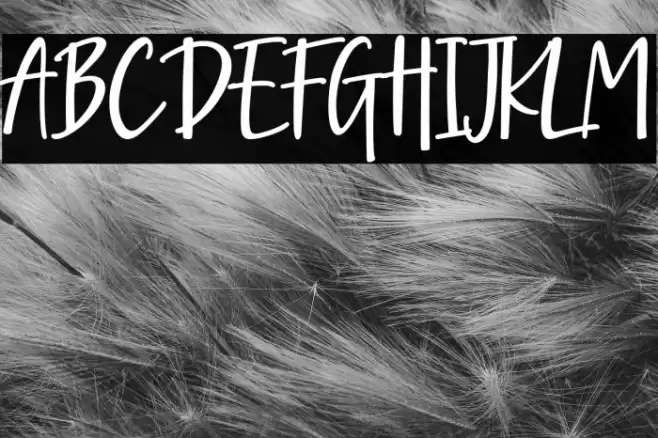 Childish Font examples