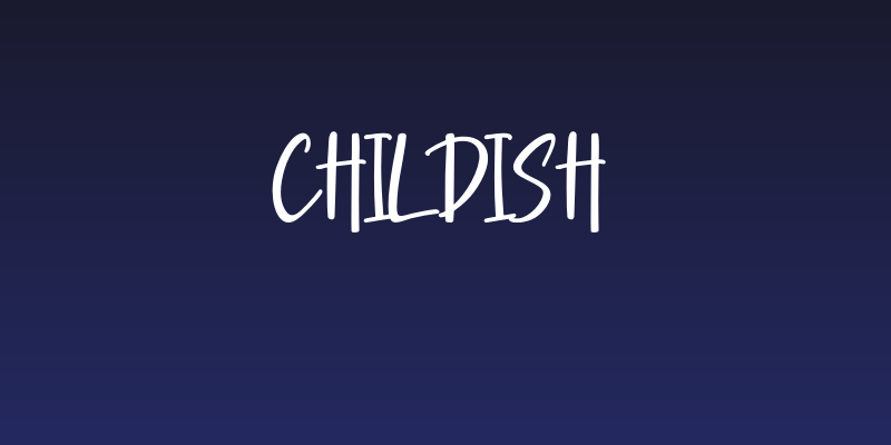 Childish Social Header