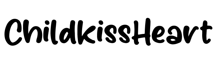 Childkiss Heart  les polices de caractères gratuit tlcharger
