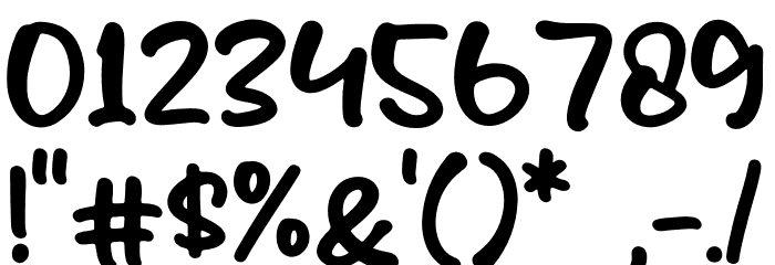 Childkiss Heart Font OTHER CHARS