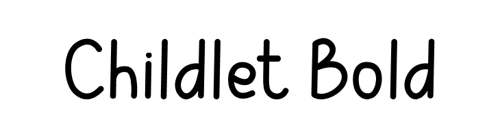 Childlet Bold  Frei Schriftart Herunterladen