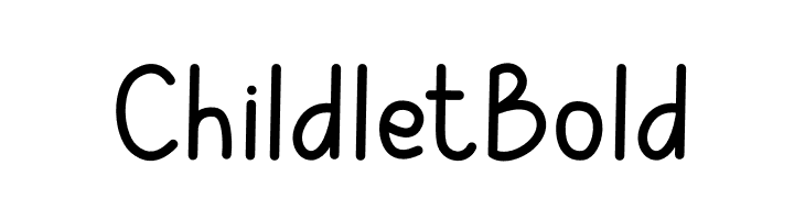 Childlet Bold  नि: शुल्क फ़ॉन्ट्स डाउनलोड