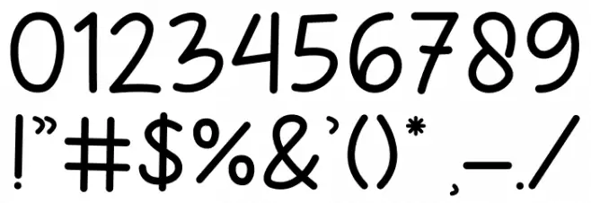 Childlet Bold Font OTHER CHARS