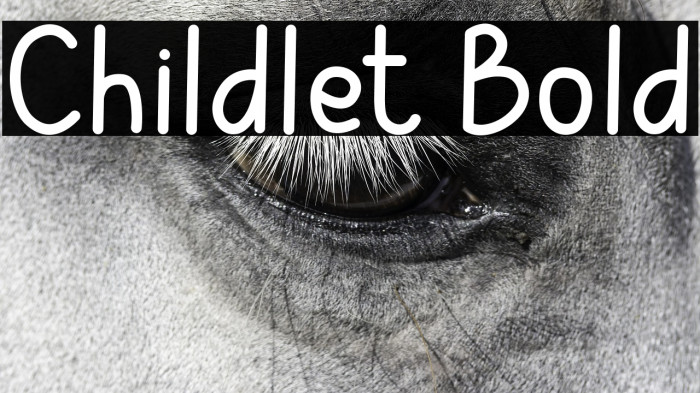 Childlet Bold Example 1