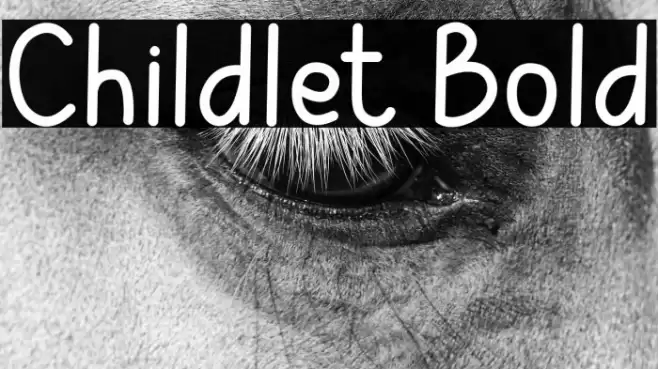 Childlet Bold Font examples