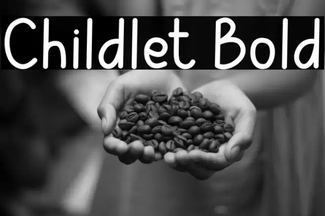 Childlet Bold Font examples