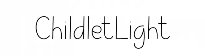 Childlet Light  Frei Schriftart Herunterladen