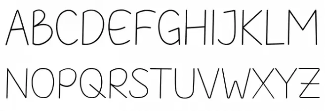 Childlet Light 字体 大写