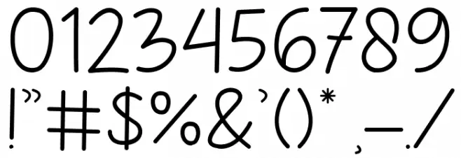 Childlet Font OTHER CHARS