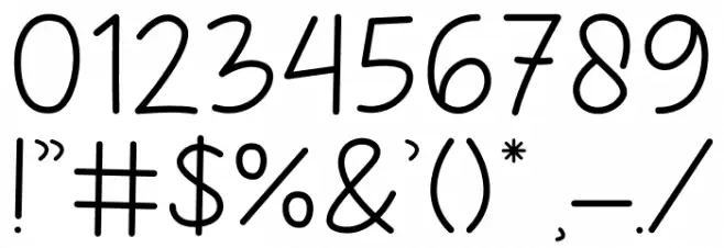 Childlet Font OTHER CHARS