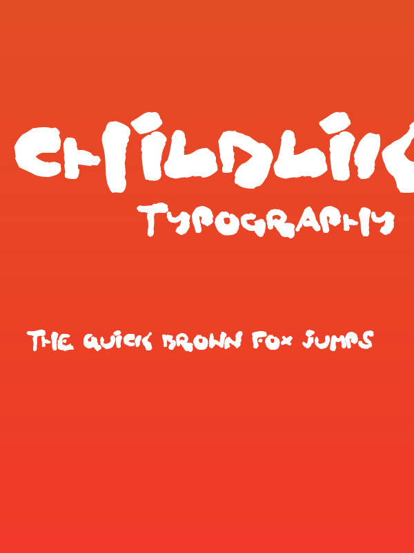 Childlike Blobs Poster