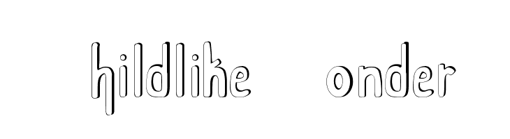 Childlike Wonder  免费字体下载
