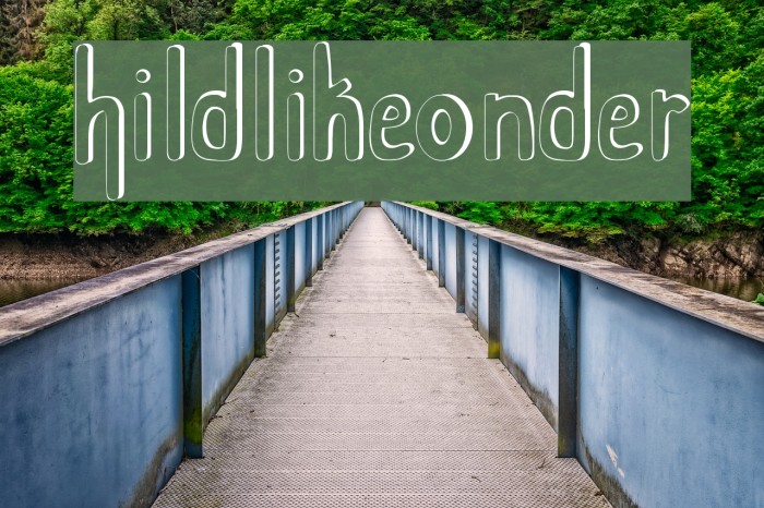 Childlike Wonder Font examples