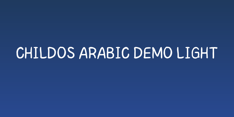 Childos Arabic DEMO Light Social Header