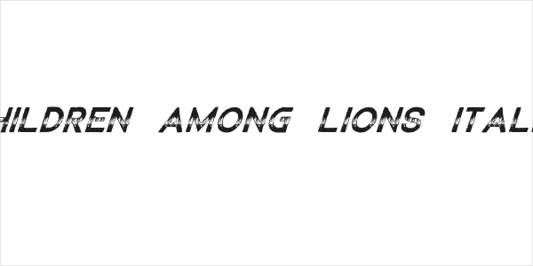 Children Among Lions Italic Logo